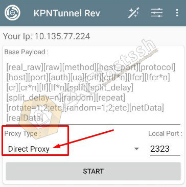 Create a KPNTunnel .ktr config file