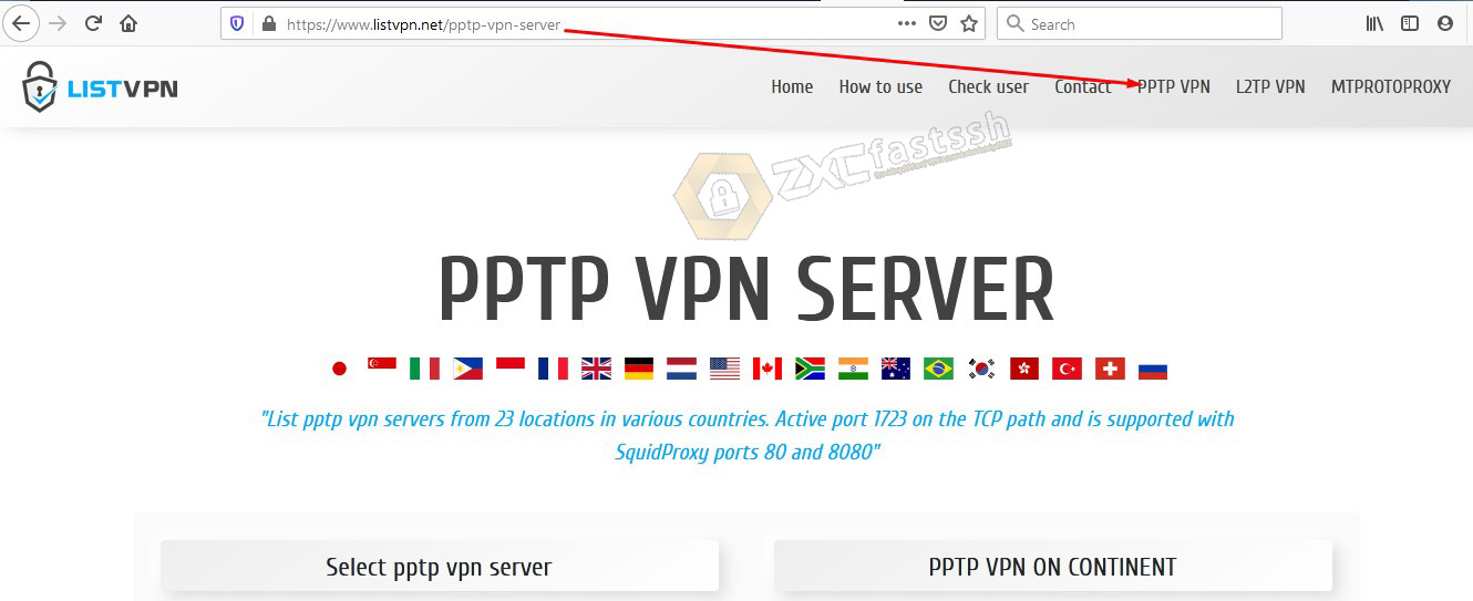 Free PPTP VPN Account