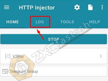 Connect V2Ray on HTTP Injector