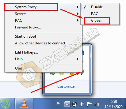 Connect Shadowsocks on PC / Windows
