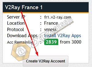 France server v2ray