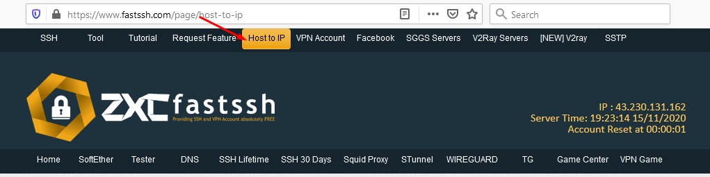 How to Change SSH SSL / STUNNEL Host to IP