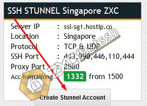 Create Free SSL (Stunnel) Account