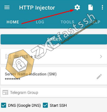 Setting SSH or SSL on HTTP Injector