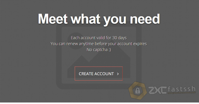 Free Premium SSH and SSL Account 30 days