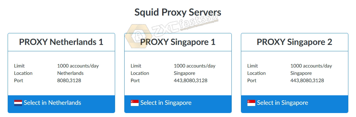 Free Squid Proxy