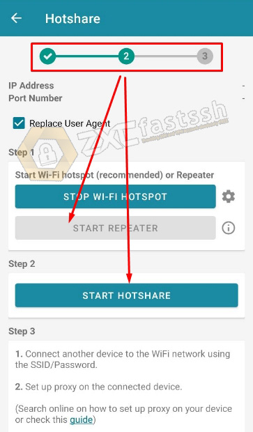 How to Hotspot Tethering Howdy VPN to PC