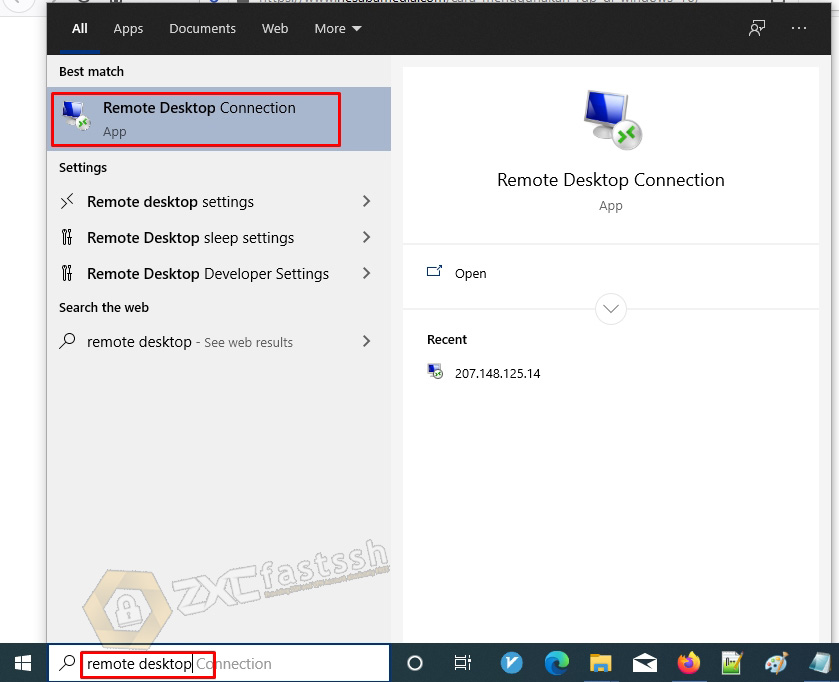 How to use RDP (Remote Desktop) on Windows