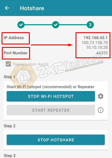 How to Hotspot Tethering Howdy VPN to PC