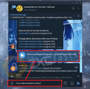 How to Download Torrent via Telegram Bot