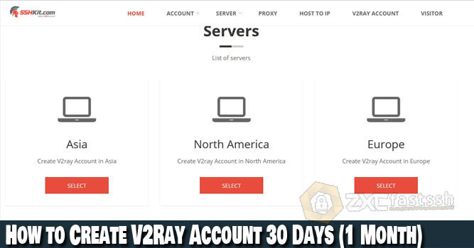 How to Create V2Ray Account 30 Days (1 Month)