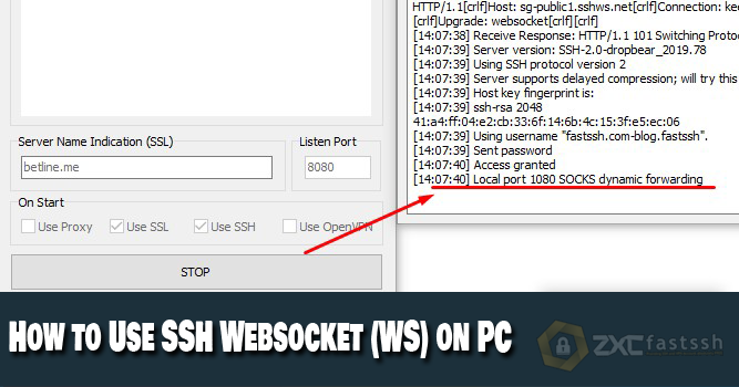 How to Use SSH Websocket (WS) on PC