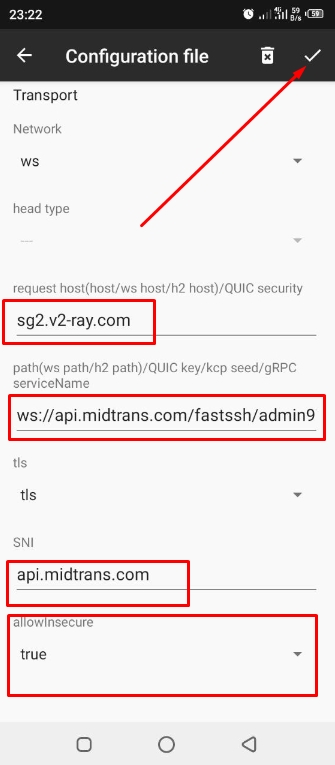 How to Use Xray WSS (Vmess and Trojan-Go) on Android